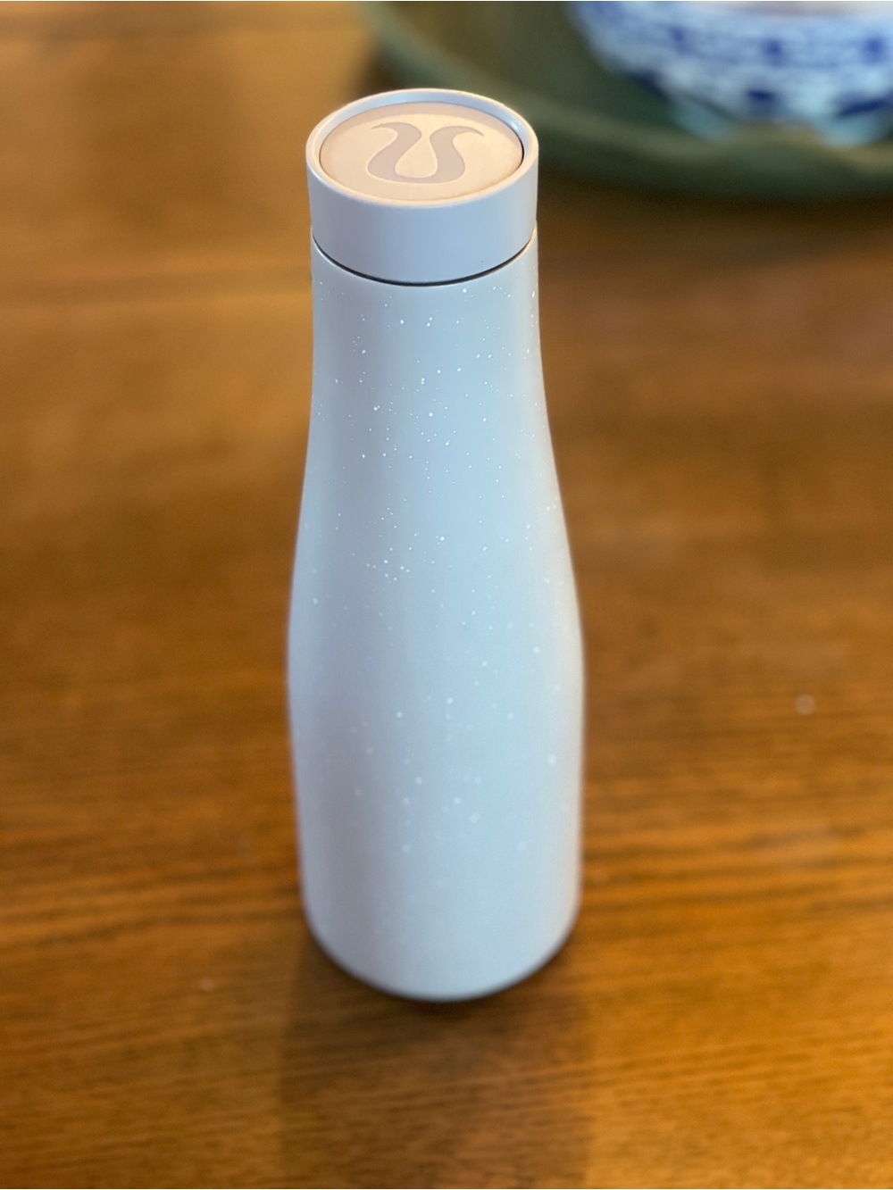 Lululemon Light Gray Speckled Stainless Bottle